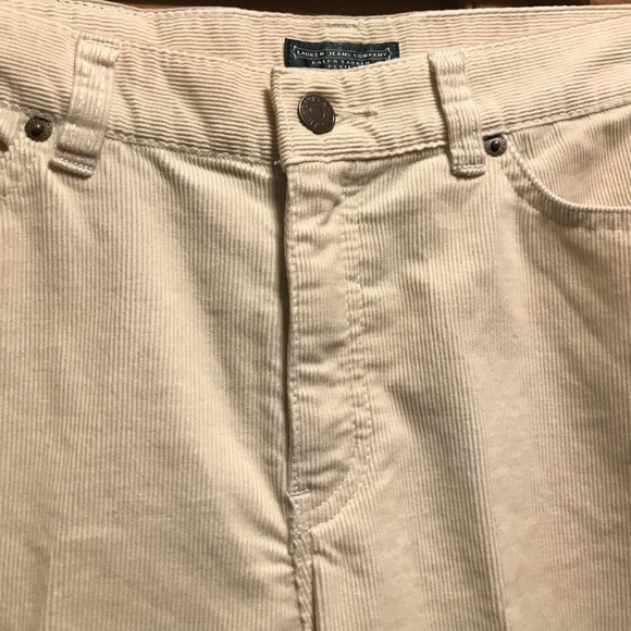 Lauren Ralph Lauren Cream Corduroy Jeans - Picture 4 of 12